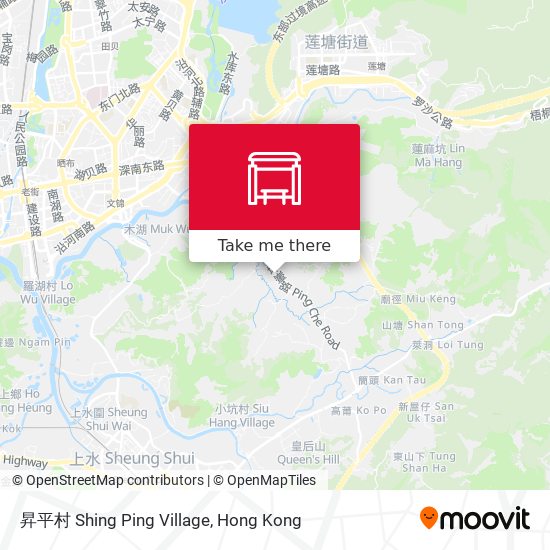 昇平村 Shing Ping Village map