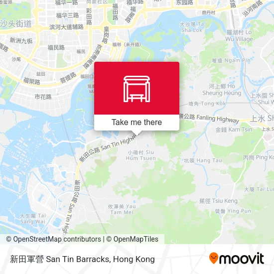 新田軍營 San Tin Barracks地圖