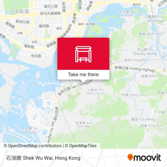 石湖圍 Shek Wu Wai map