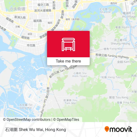 石湖圍 Shek Wu Wai map