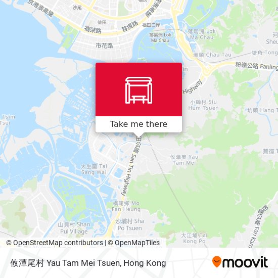攸潭尾村 Yau Tam Mei Tsuen map