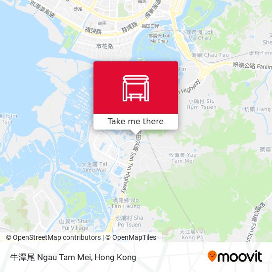 牛潭尾 Ngau Tam Mei map