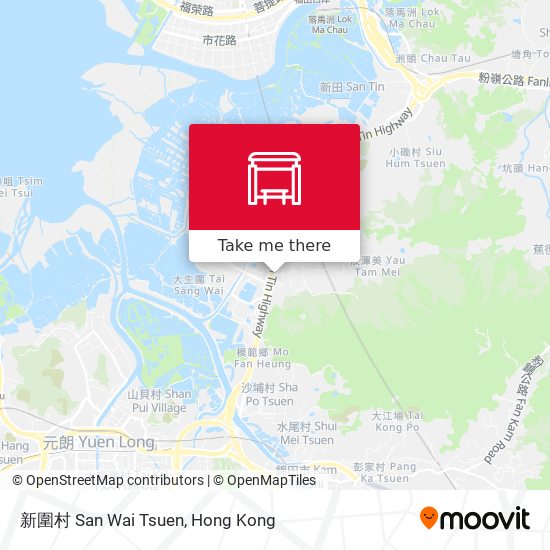 新圍村 San Wai Tsuen map