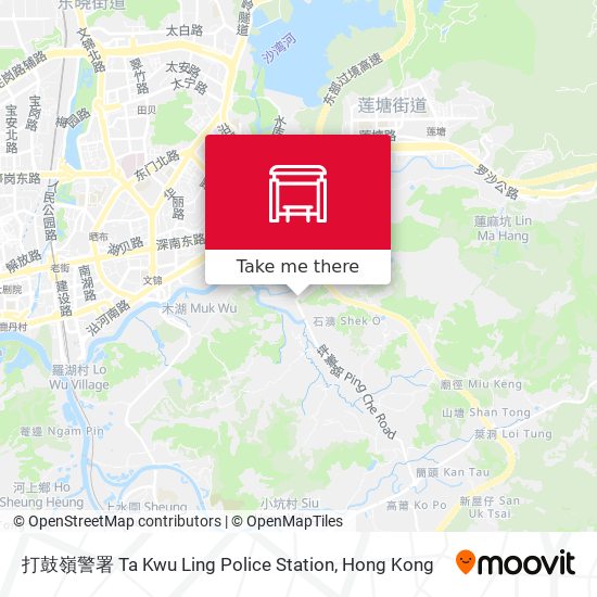 打鼓嶺警署 Ta Kwu Ling Police Station map