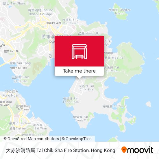 大赤沙消防局 Tai Chik Sha Fire Station map