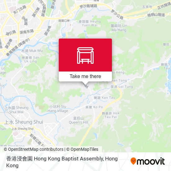 香港浸會園 Hong Kong Baptist Assembly map