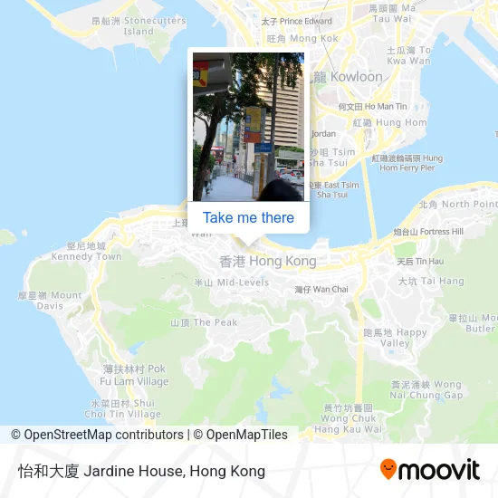 怡和大廈 Jardine House map