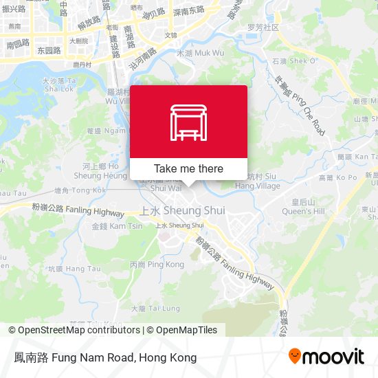 鳳南路 Fung Nam Road map