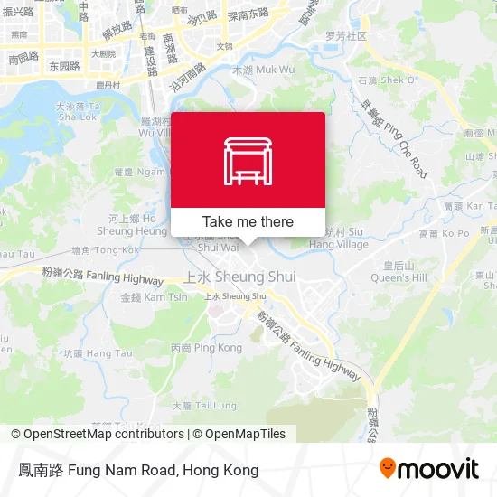 鳳南路 Fung Nam Road map