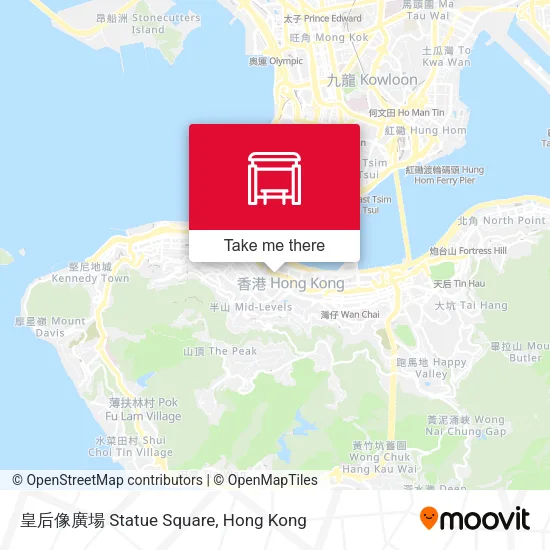 皇后像廣場 Statue Square地圖