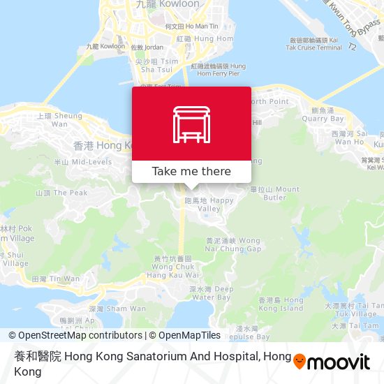 養和醫院 Hong Kong Sanatorium And Hospital map