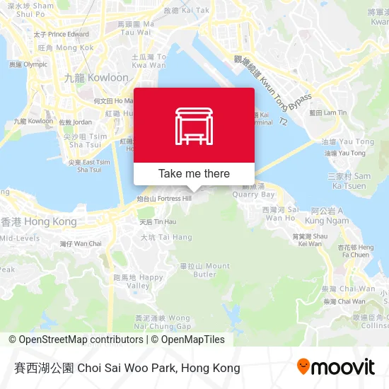 賽西湖公園 Choi Sai Woo Park map