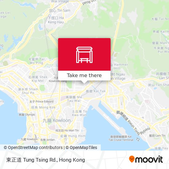 東正道 Tung Tsing Rd. map