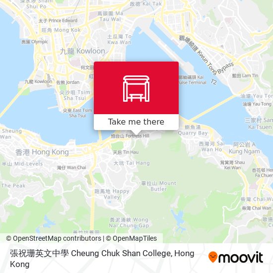 張祝珊英文中學 Cheung Chuk Shan College map