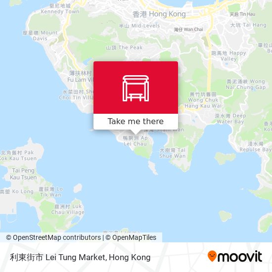 利東街市 Lei Tung Market map