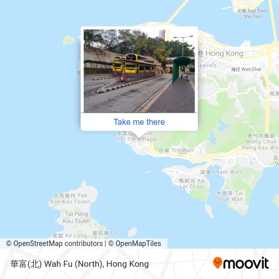 華富(北) Wah Fu (North) map