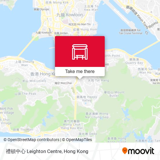 禮頓中心 Leighton Centre map