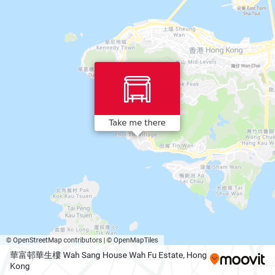 華富邨華生樓 Wah Sang House Wah Fu Estate map