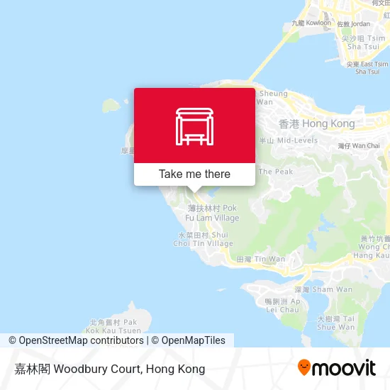 嘉林閣 Woodbury Court map