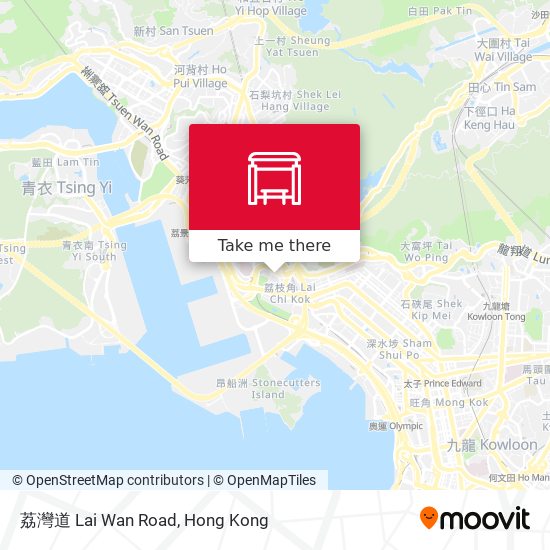 荔灣道 Lai Wan Road map