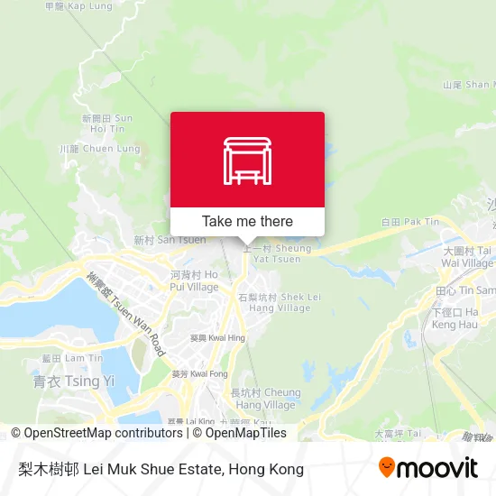 梨木樹邨 Lei Muk Shue Estate地圖