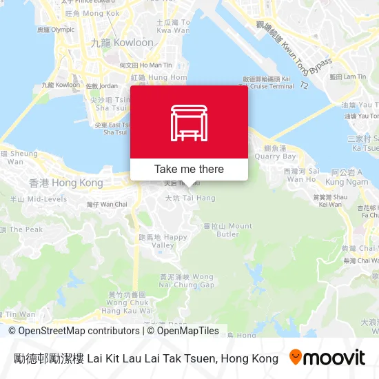 勵德邨勵潔樓 Lai Kit Lau Lai Tak Tsuen地圖