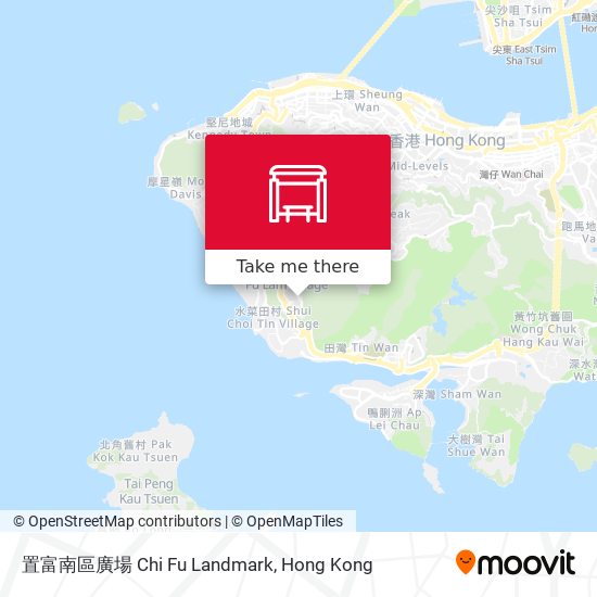 置富南區廣場 Chi Fu Landmark map