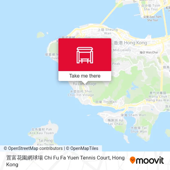 置富花園網球場 Chi Fu Fa Yuen Tennis Court地圖