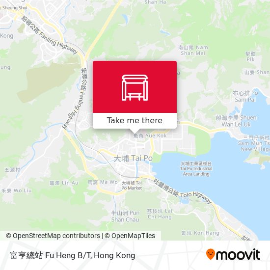 富亨總站 Fu Heng B/T map