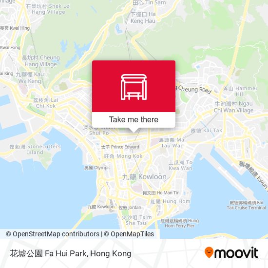 花墟公園 Fa Hui Park map
