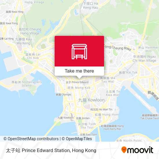 太子站 Prince Edward Station地圖
