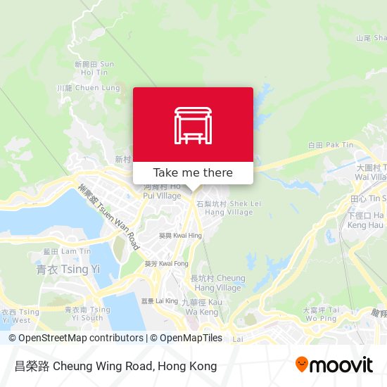 昌榮路 Cheung Wing Road map