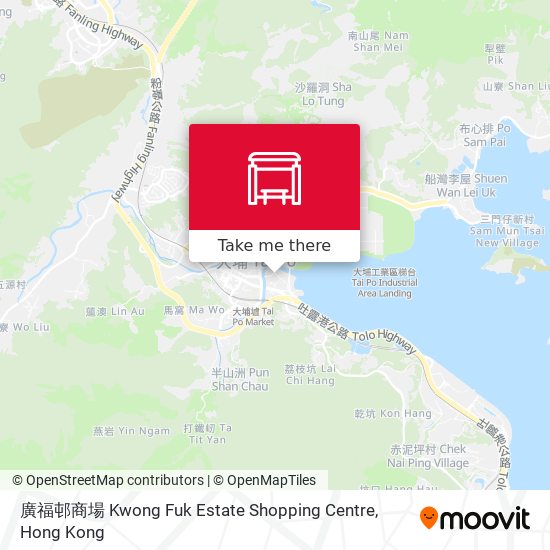 廣福邨商場 Kwong Fuk Estate Shopping Centre map