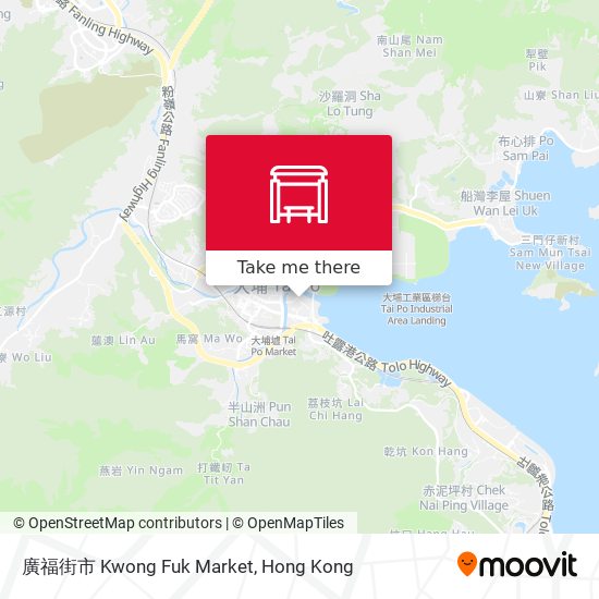 廣福街市 Kwong Fuk Market map