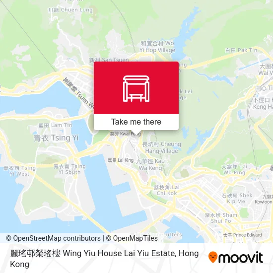 麗瑤邨榮瑤樓 Wing Yiu House Lai Yiu Estate地圖