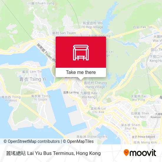 麗瑤總站 Lai Yiu Bus Terminus地圖