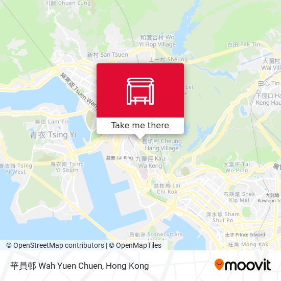 華員邨 Wah Yuen Chuen map