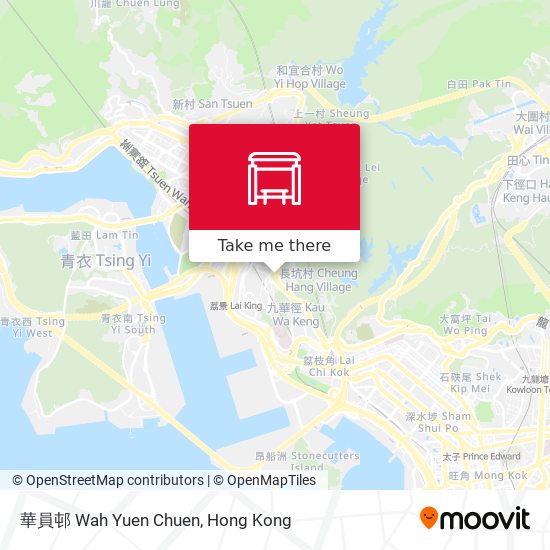 華員邨 Wah Yuen Chuen map