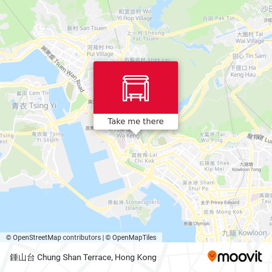 鍾山台 Chung Shan Terrace map
