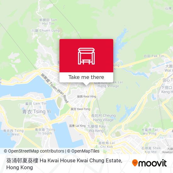 葵涌邨夏葵樓 Ha Kwai House Kwai Chung Estate map