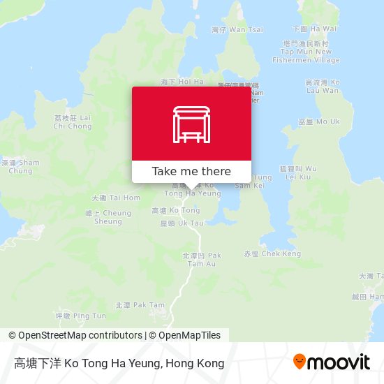 高塘下洋 Ko Tong Ha Yeung map