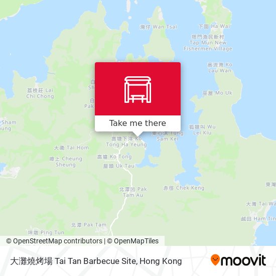 大灘燒烤場 Tai Tan Barbecue Site map