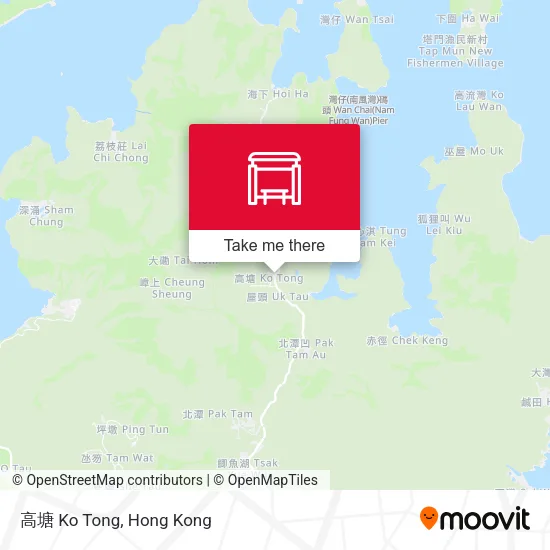 高塘 Ko Tong map