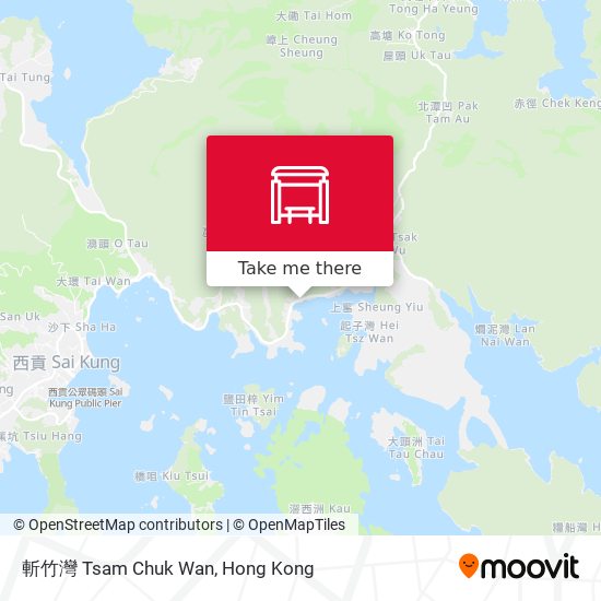 斬竹灣 Tsam Chuk Wan地圖
