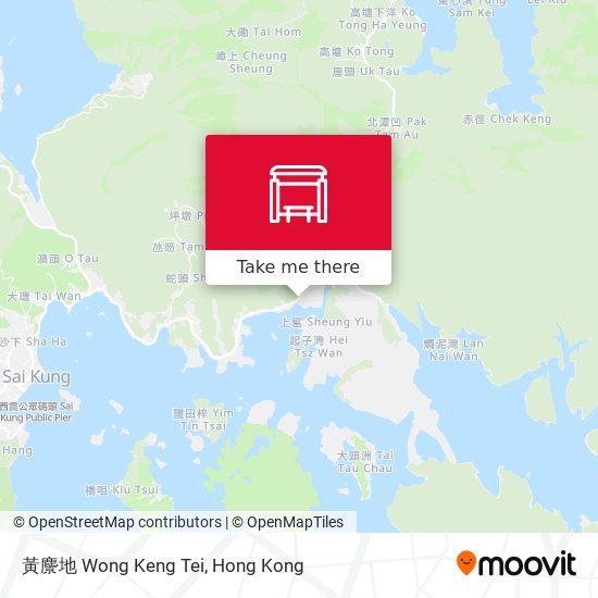 黃麖地 Wong Keng Tei map