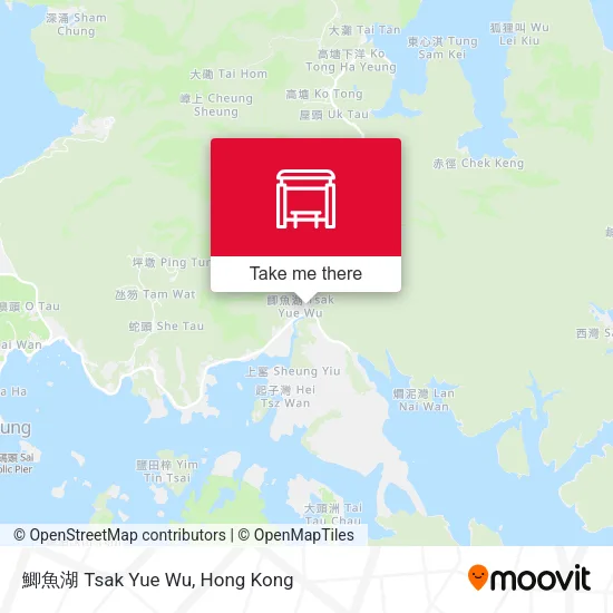 鯽魚湖 Tsak Yue Wu map