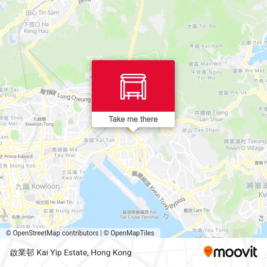 啟業邨 Kai Yip Estate map