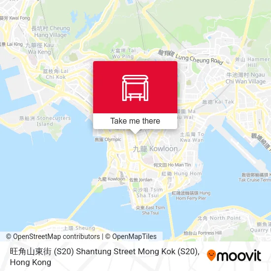 旺角山東街 (S20) Shantung Street Mong Kok (S20)地圖