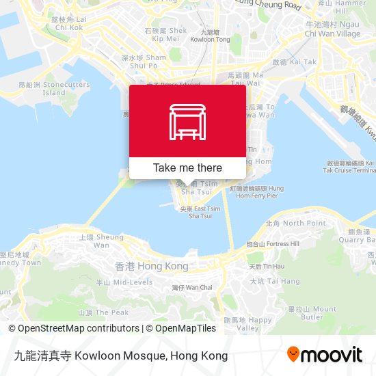 九龍清真寺 Kowloon Mosque map