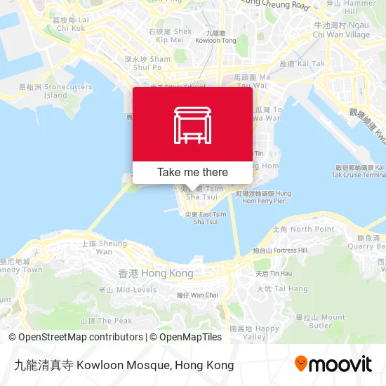 九龍清真寺 Kowloon Mosque地圖